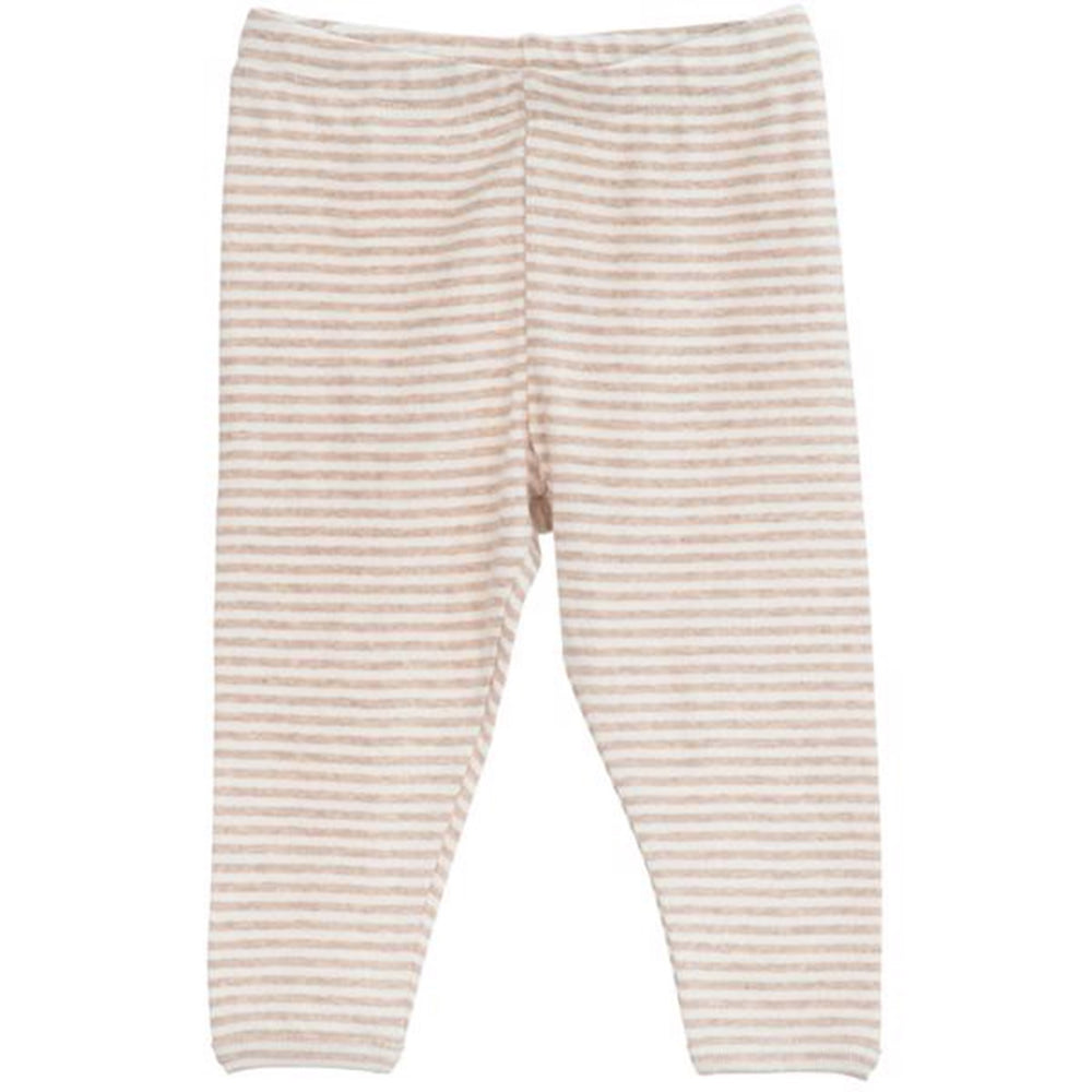 Oat/Offwhite Stripe Leggings - Serendipity
