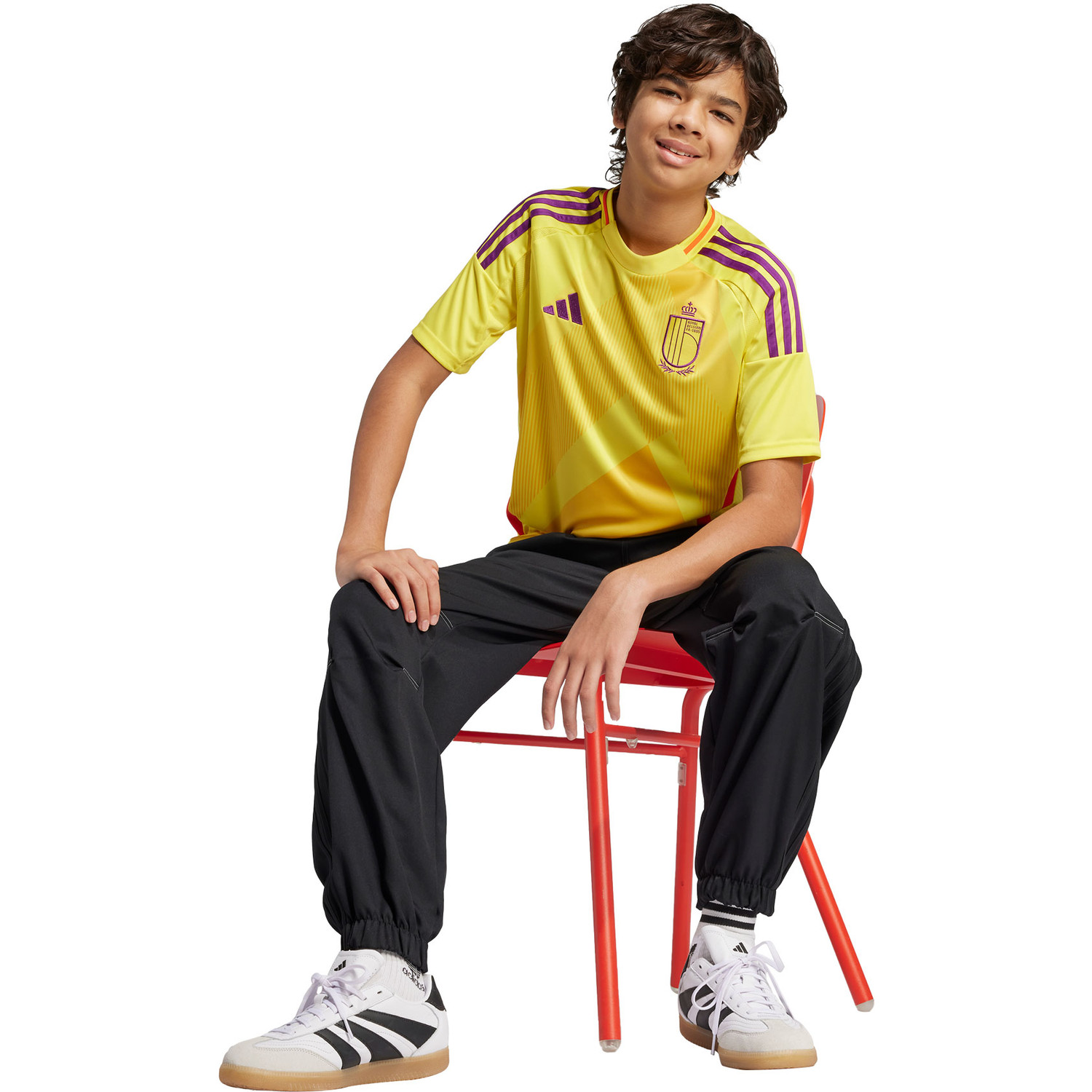 adidas België Uit Shirt Kids