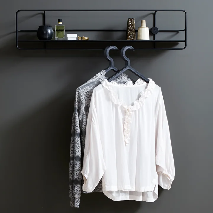Woud - Illusion Hanger (3er-Set), schwarz