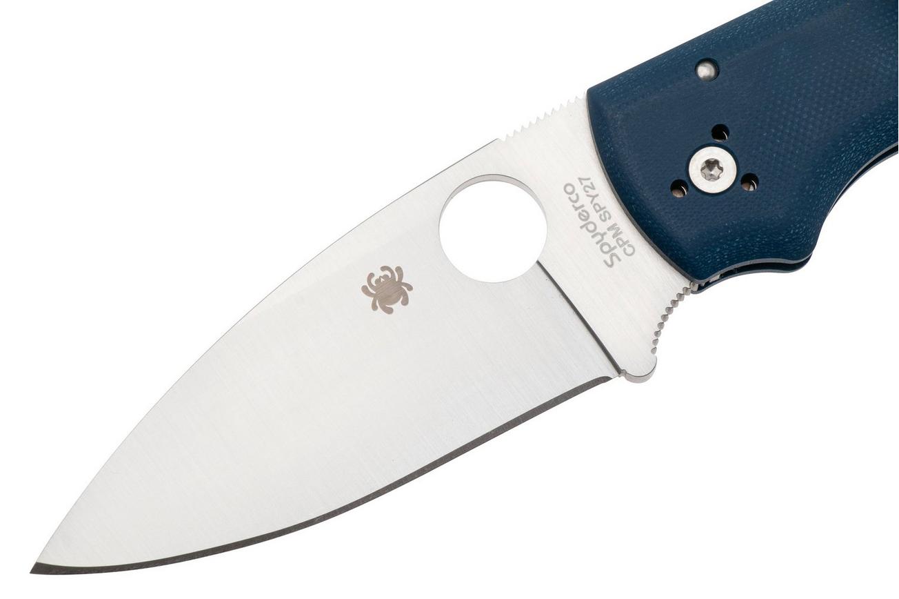 Spyderco Shaman Cobalt Blue CPM SPY27 C229GPCBL zakmes, Sal Glesser design