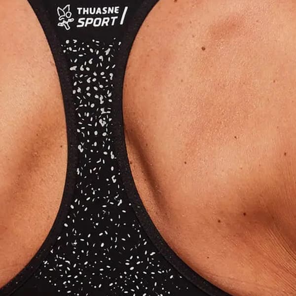 Brassière running THUASNE BRASSIERE FEEL BRA NOIR