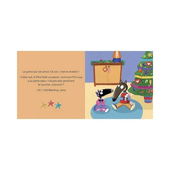 P'tit Loup attend le père Noël   de               AUZOU