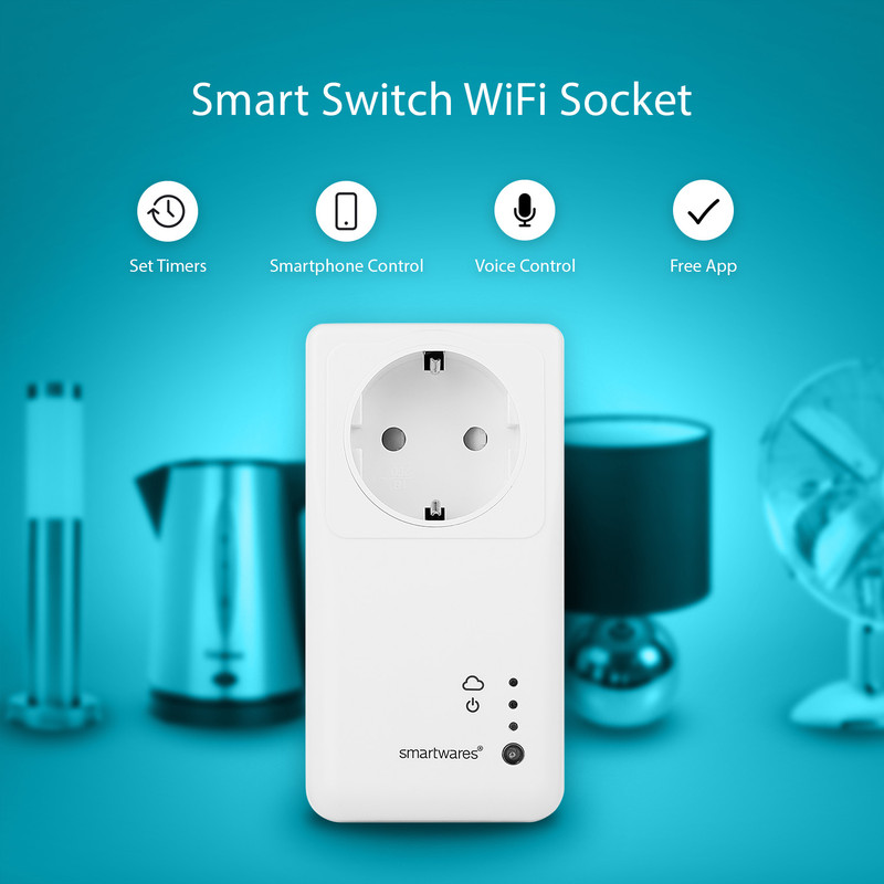 Smartwares Basic stekkerdoos schakelaarset