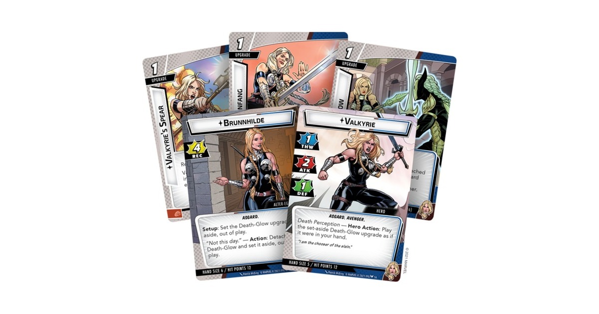 AsmodeeMarvel Champions - Valkyrie Hero Pack Kaartspel  (Engels, Uitbreiding, 1 - 4 spelers, 45 - 90 minuten, Vanaf 14 jaar)