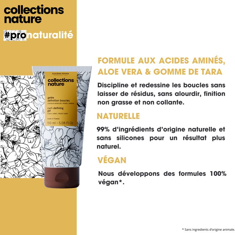 Gelée définition boucles Collections Nature Eugène Perma 150ml
