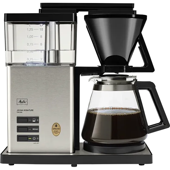 Melitta Aroma Signaturedeluxe - Kaffemaskine - 10 Kopper - Rustfrit stål
