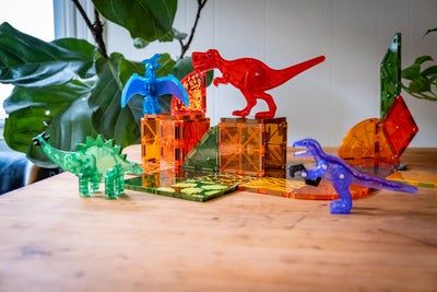 MAGNA-TILES Dino World Byggesett 40 Deler