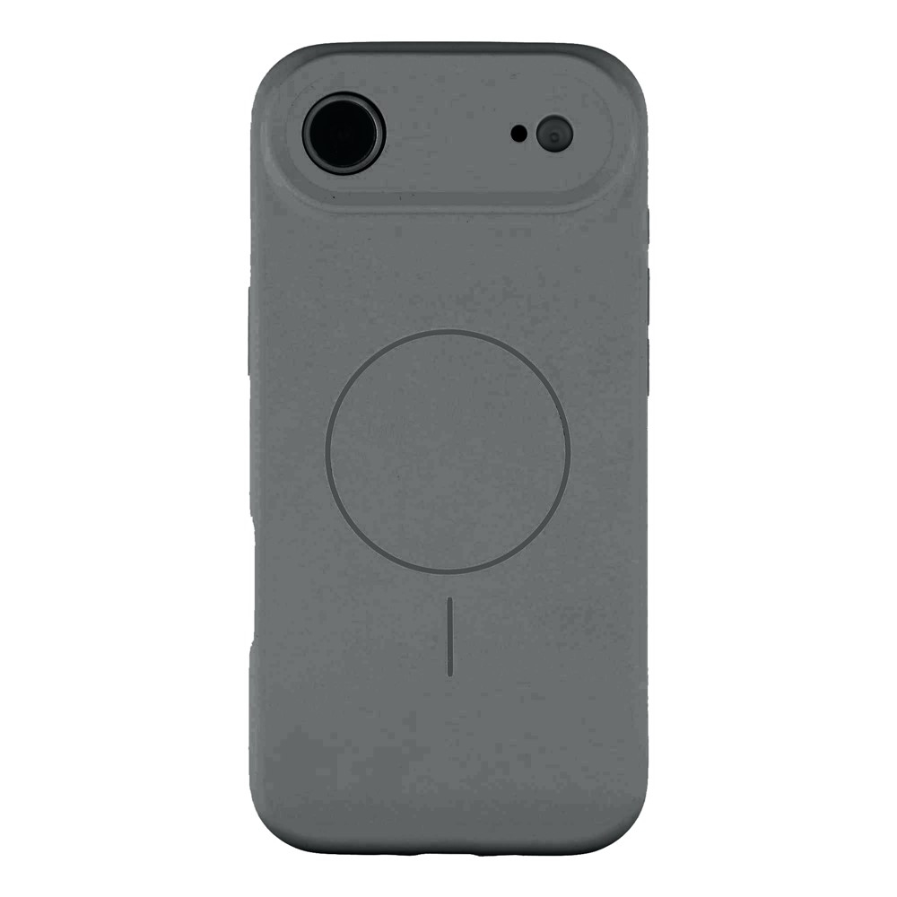 iPhone Air MagSafe Silikon Case Hülle - Grau