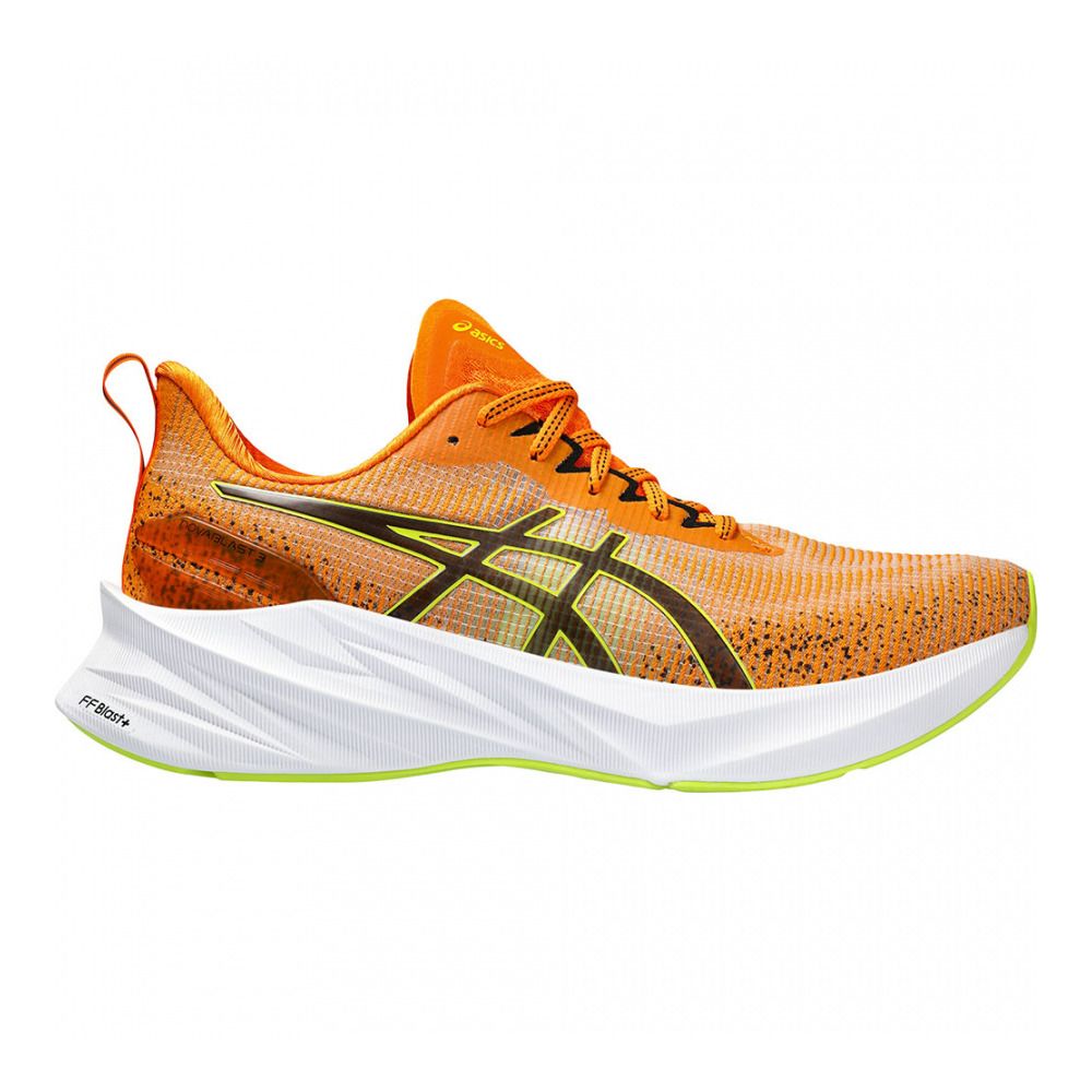Asics NOVABLAST 3 LE - Chaussures running Homme bright orange/neon lime
