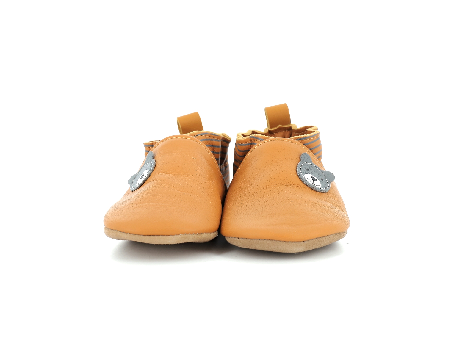 Robeez-DOUBEAR Cuir Camel