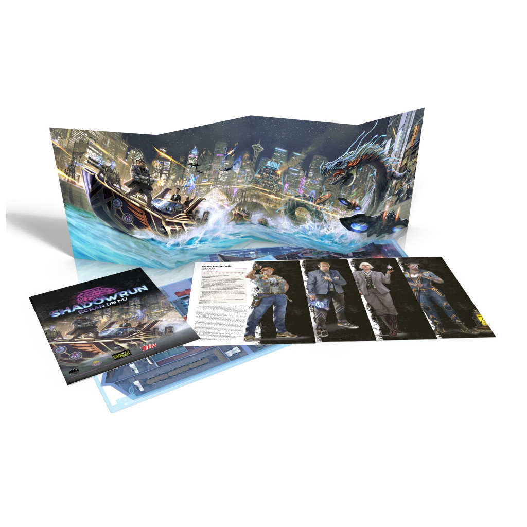 Shadowrun 6 - Ecran du Meneur de jeu + Livret + Fiches prétirées