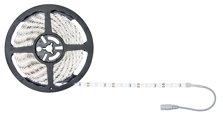 Strip LED intégré autocollant SimpLED Paulmann 19W 1550lm blanc mat blanc froid L.5m x H.0,3 x P.0,3cm