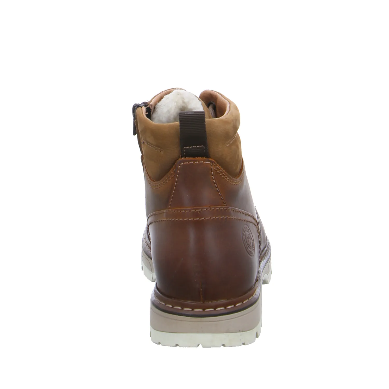 Winter-Boots Braun Leder