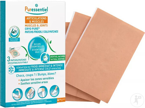 Puressentiel Articulations & Muscles Cryo Pure Patch Froids 3 Pièces