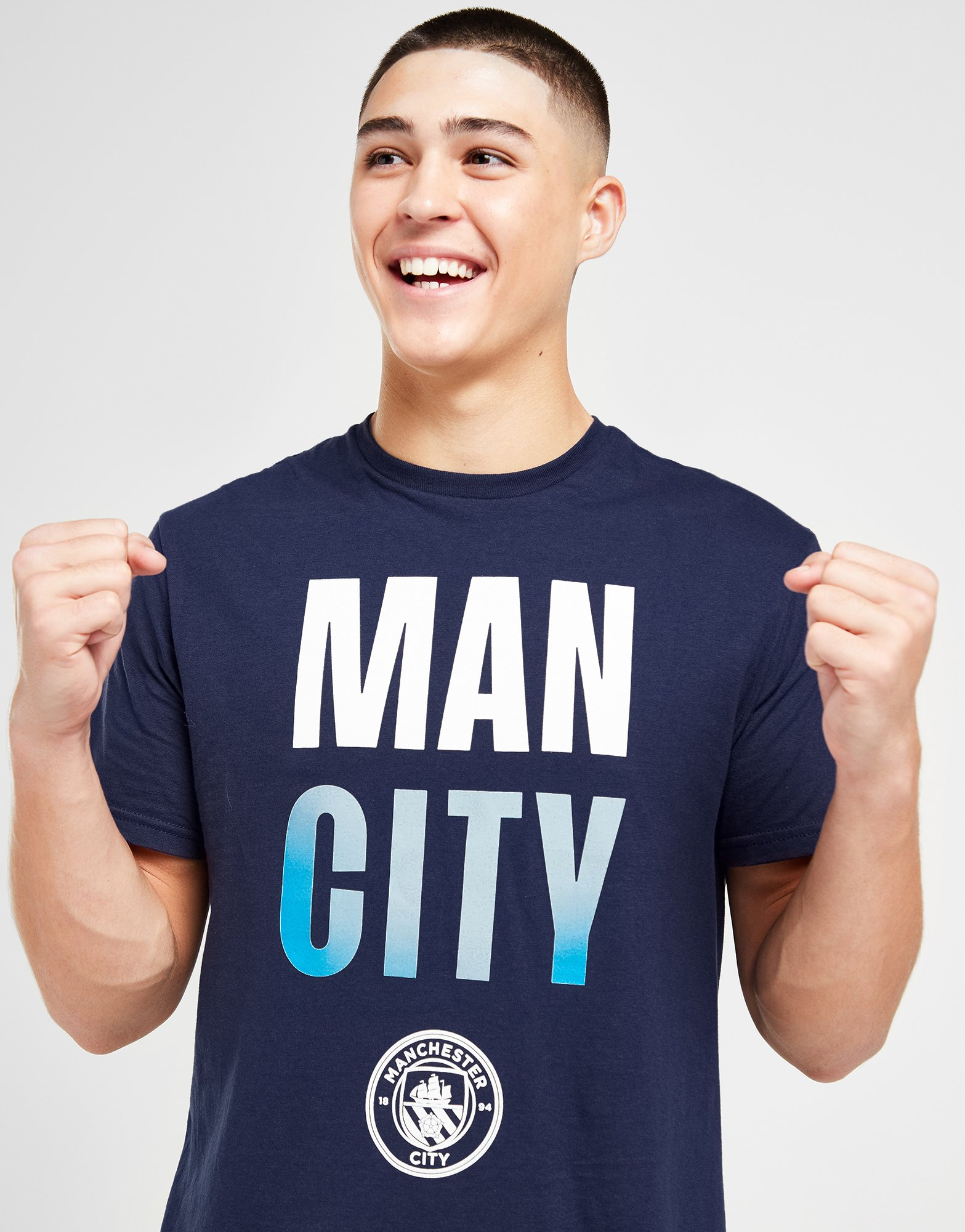 Official Team T-shirt Manchester City FC Block Homme