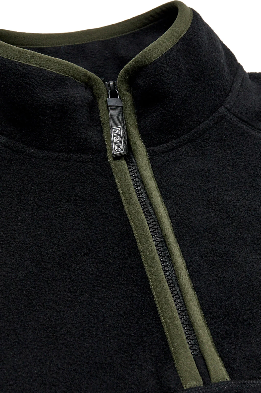 H2O Sejerø Fleece Half Zip p black