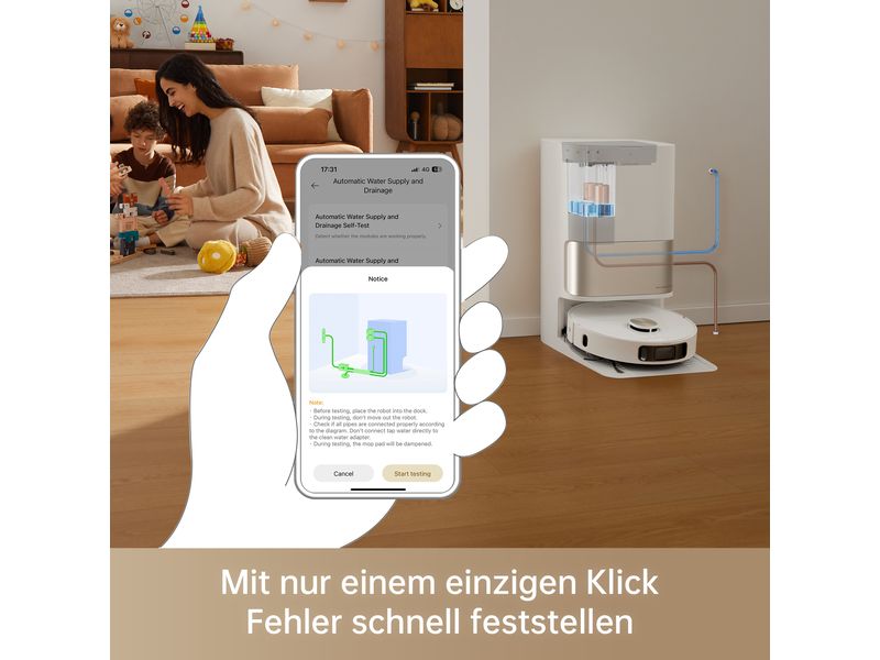 Dreame Wischbezug-Set Water Hookup Kit RAW7 Optimiertes Wassermanagement