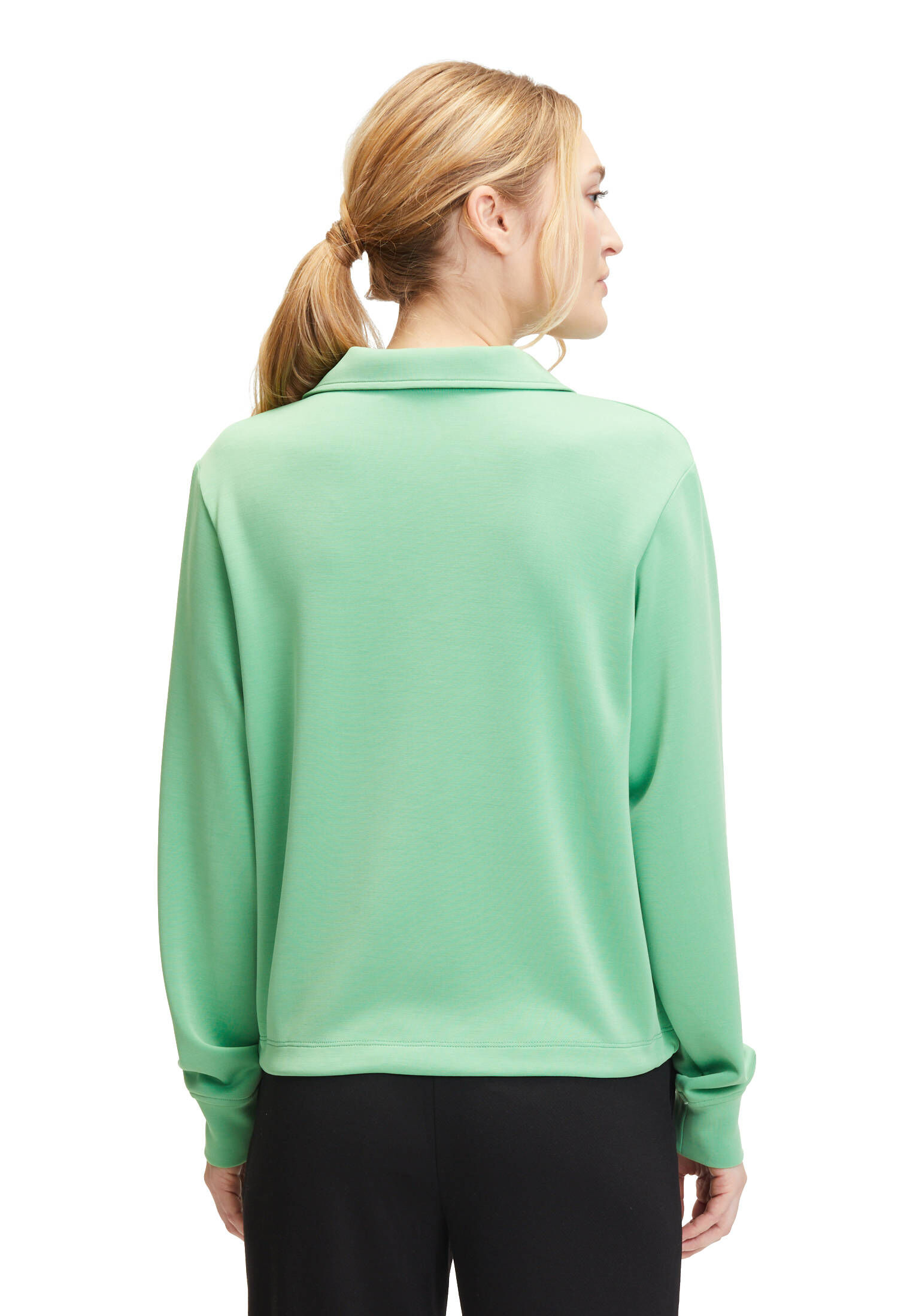 Betty & Co| Damen Sweatshirt mit Kragen