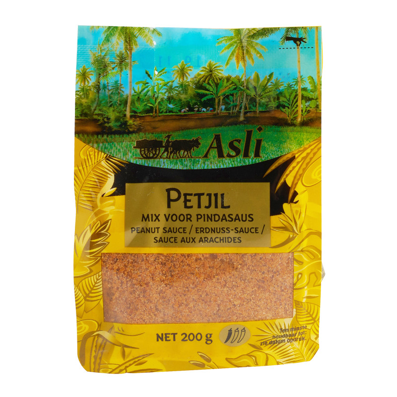 Asli boemboe - petjel pindasaus - 200 g