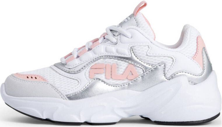 Fila Collene sneakers wit zilver lichtroze