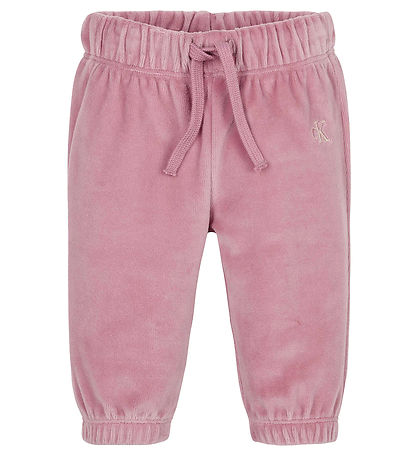 Calvin Klein Gave?ske - Bukser/Bluse/Hue - Velour - Foxglove