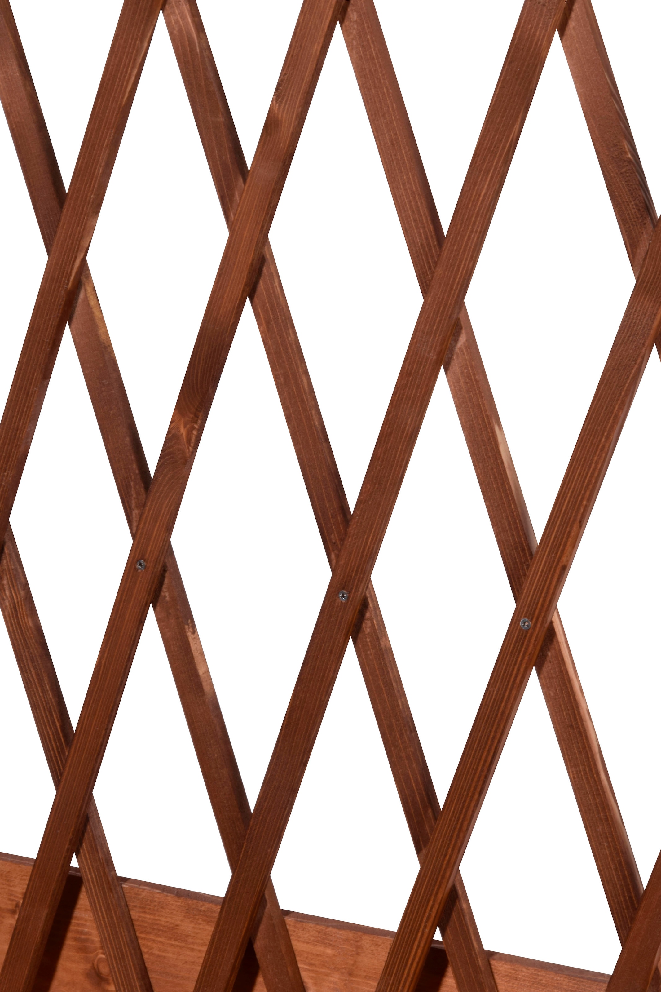 dobar Hochbeet rollbar, mit Rankgitter, braun