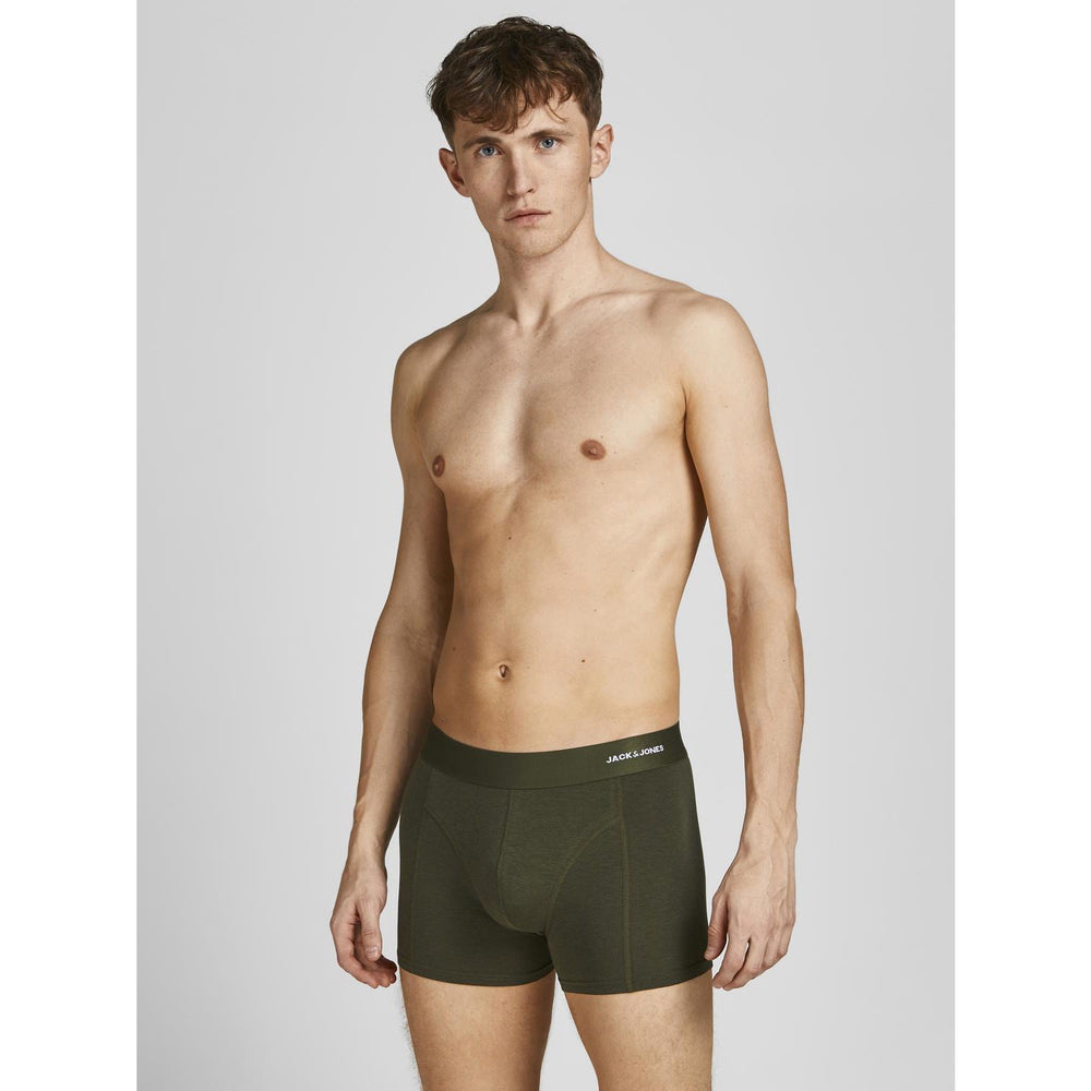 Køb Jack & Jones Junior Forest Night Basic Bambus Boxershorts 3-pak Noos