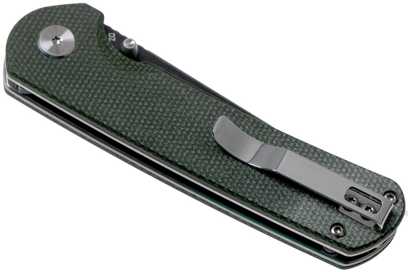 Bestech Sledgehammer BG31B-2 Green Micarta, Black Stonewashed zakmes