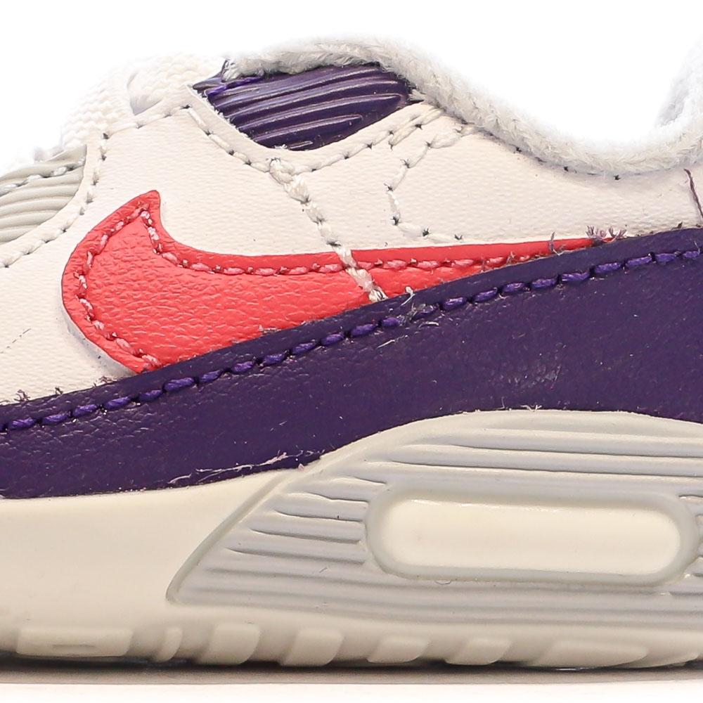Nike Baskets Blanches/Violet Garçon Nike Max 90