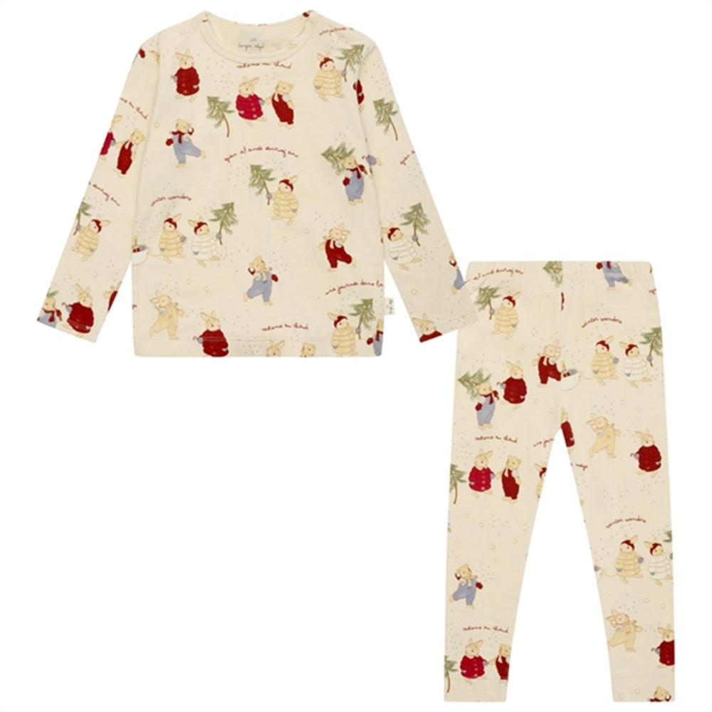Jour D'Hiver Basic Bluse/Bukser Sæt