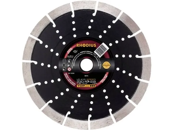 Rhodius 303716 LD410 SPEED Diamantskæreskive Diameter 230 mm 1 stk