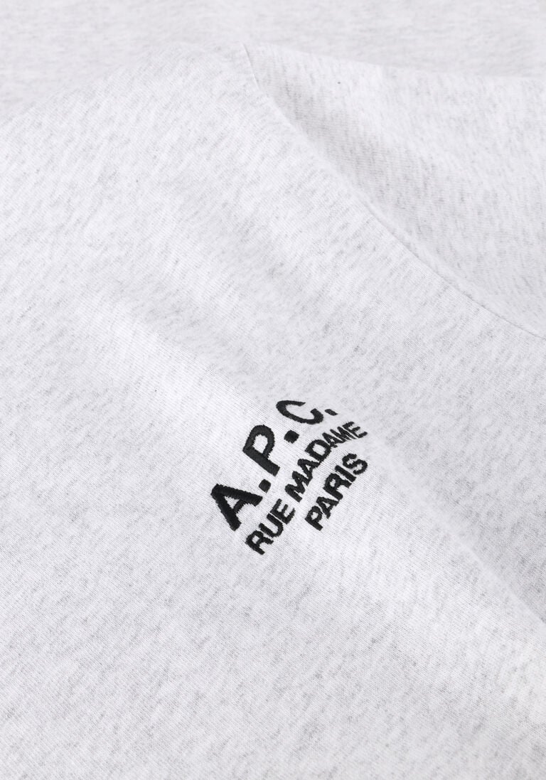 grijze apc t-shirt t-shirt standard rue madame gots