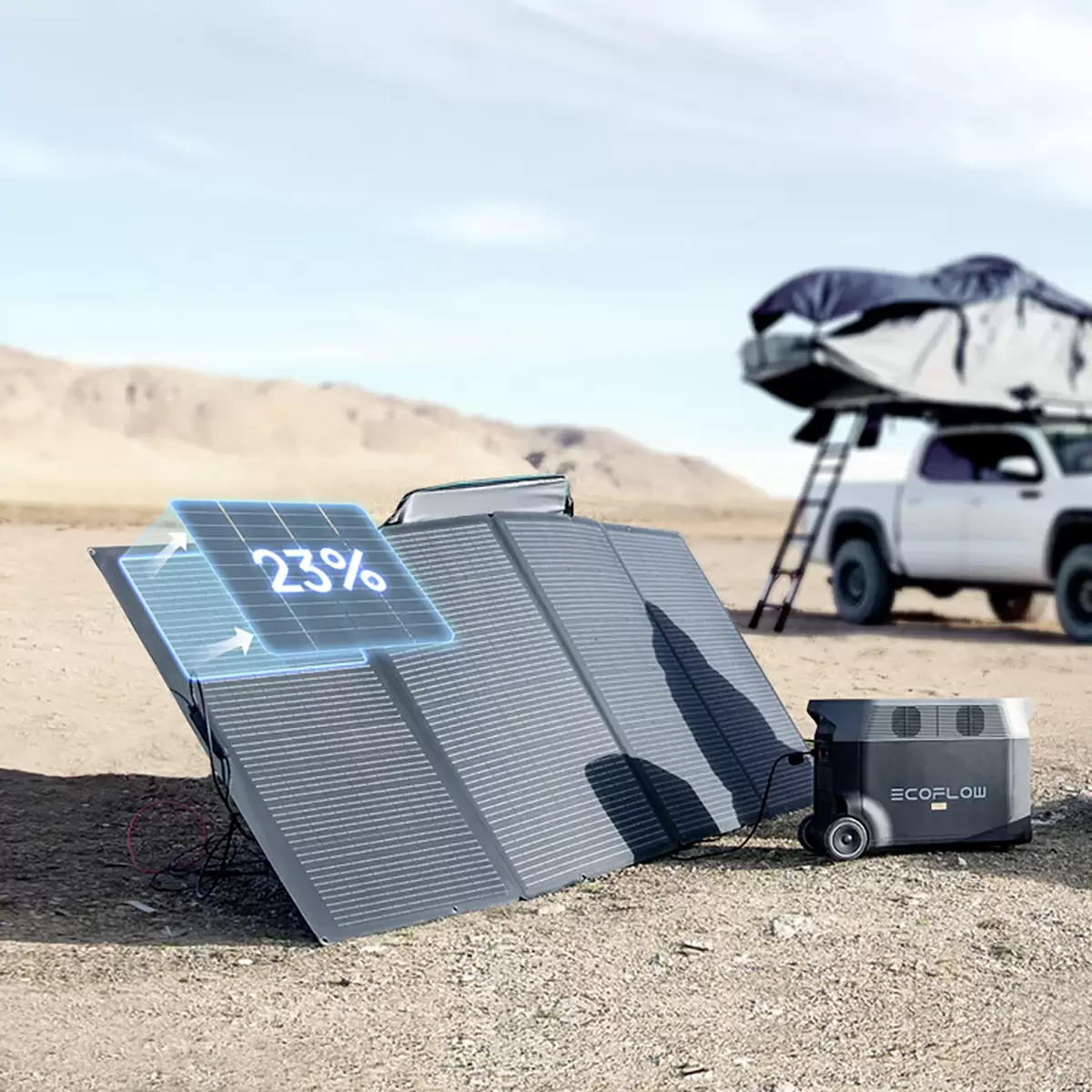 Solarpanel Monokristalin 400W ECOFLOW