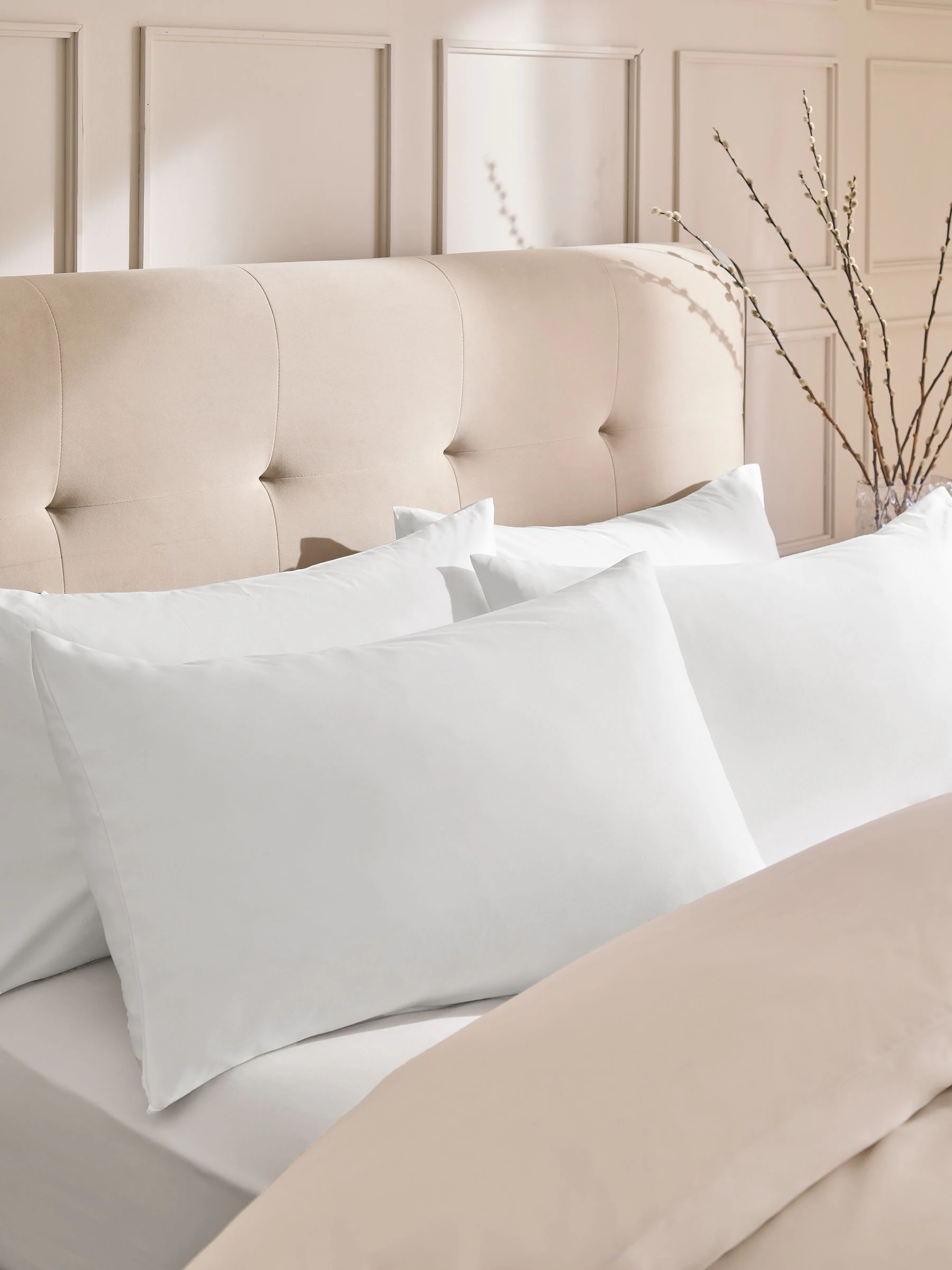 Set van 2 Collection Luxe 1000 draads satijnen kussenslopen