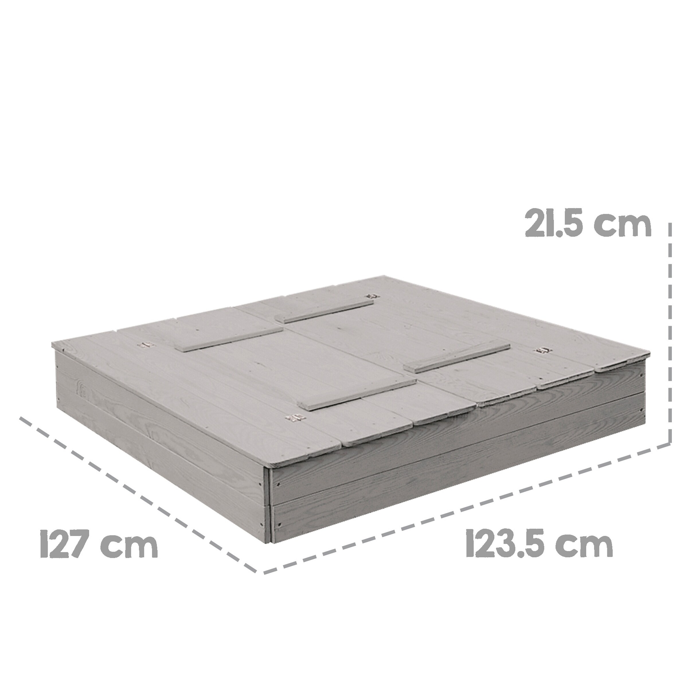 roba Sandkasten, aufklappbare Sitzbank Outdoor +