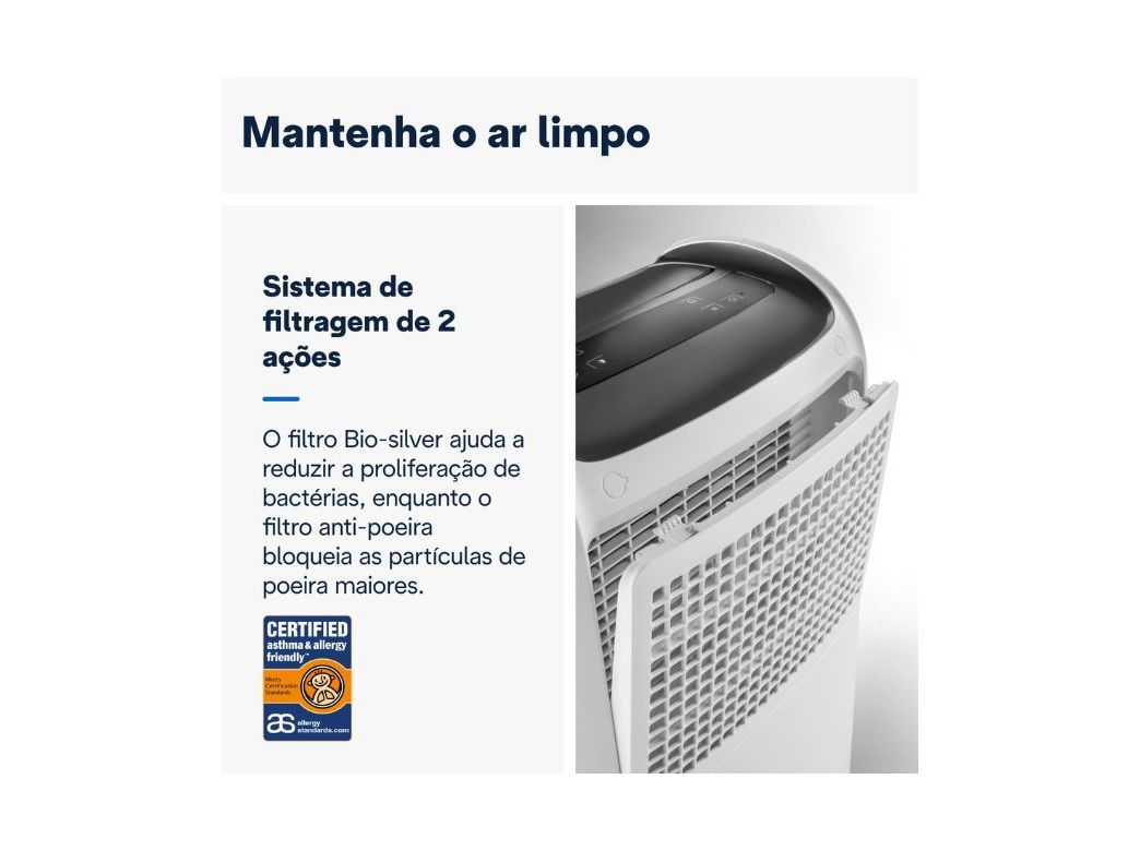 DESUMIDIFICADOR DELONGHI DDSX225 (25L/DIA)