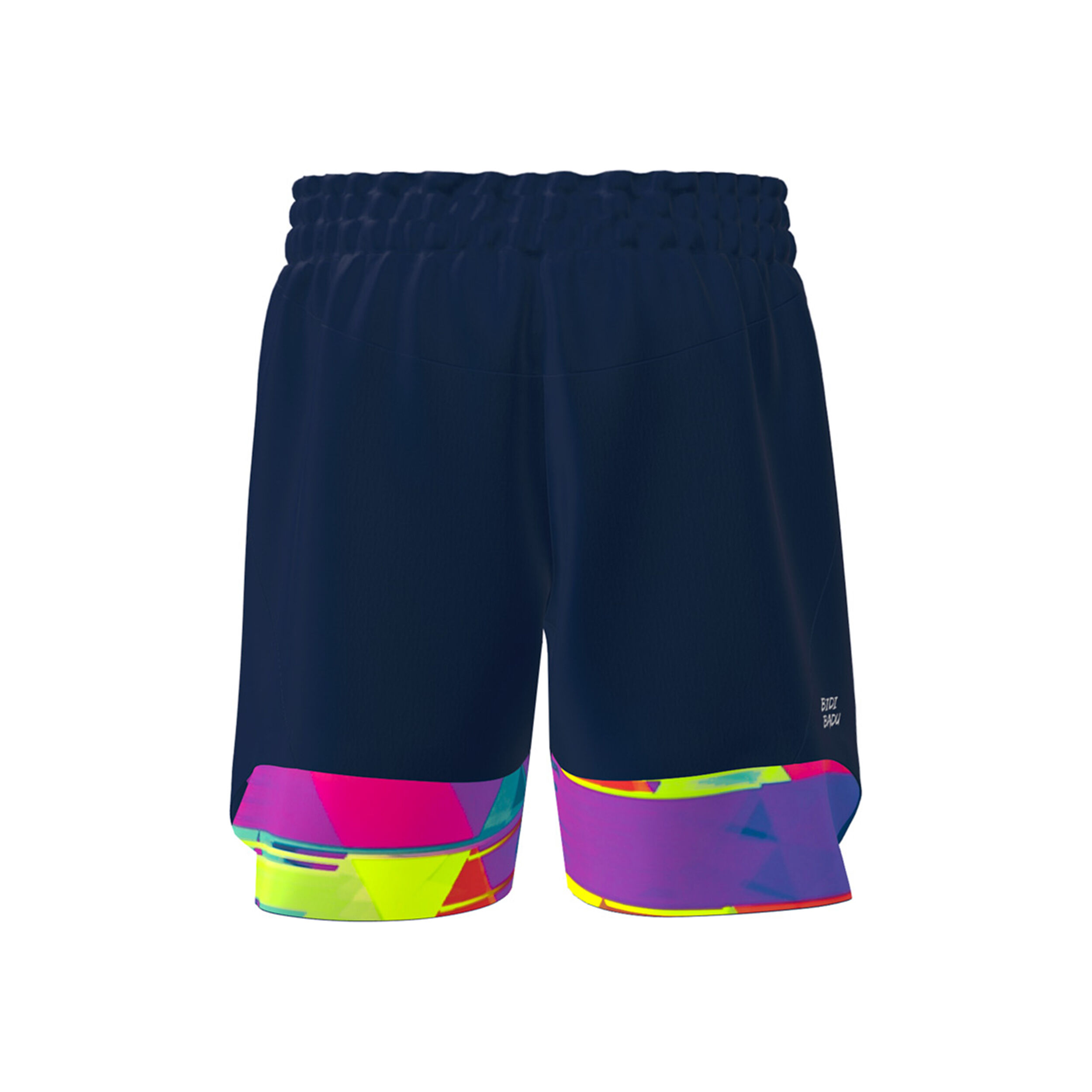 BIDI BADU Kaleido 7in Shorts Hommes - Bleu Foncé