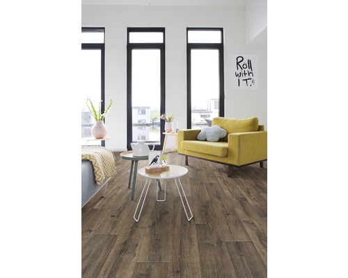 PVC vloerbedekking Forest donkerbruin FBW43 300 cm breed (per meter verkocht)