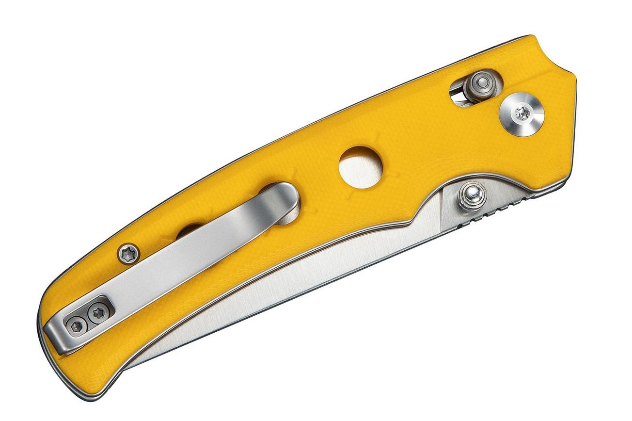 Civivi Noctis C24020C-2 Satin Nitro-V, Yellow G10, zakmes