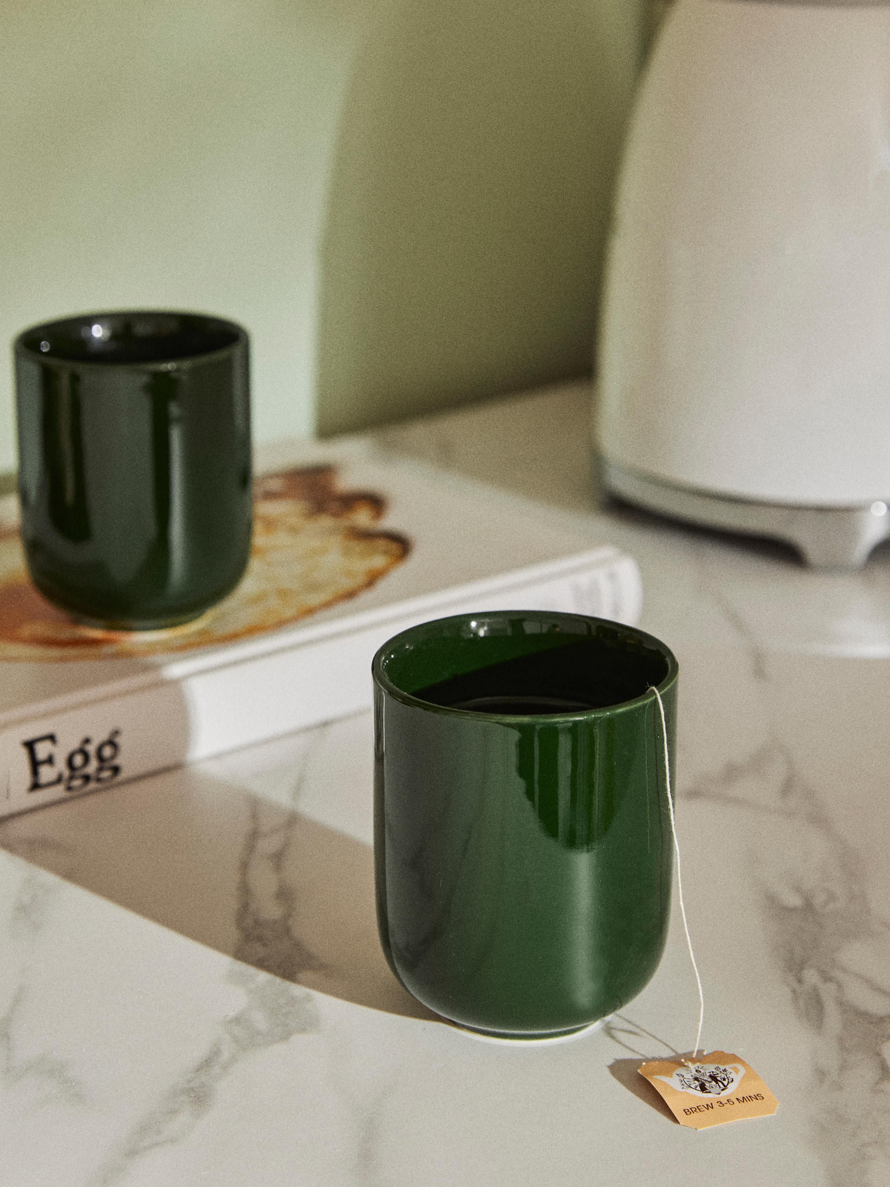 Porseleinen koffiemokken Nessa, 4 stuks