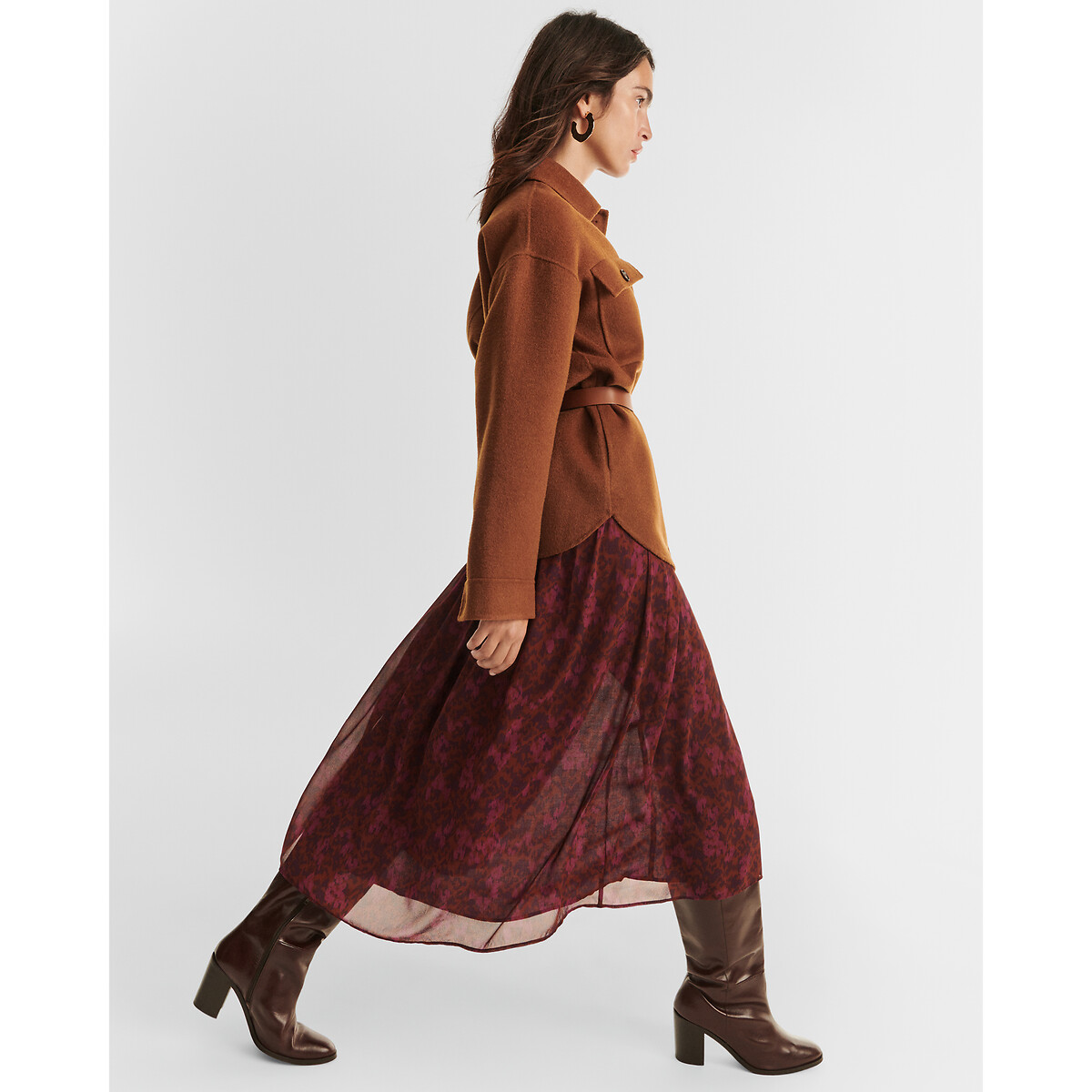 COLEÇÕES LA REDOUTE<br>Cinto de couro estilo western