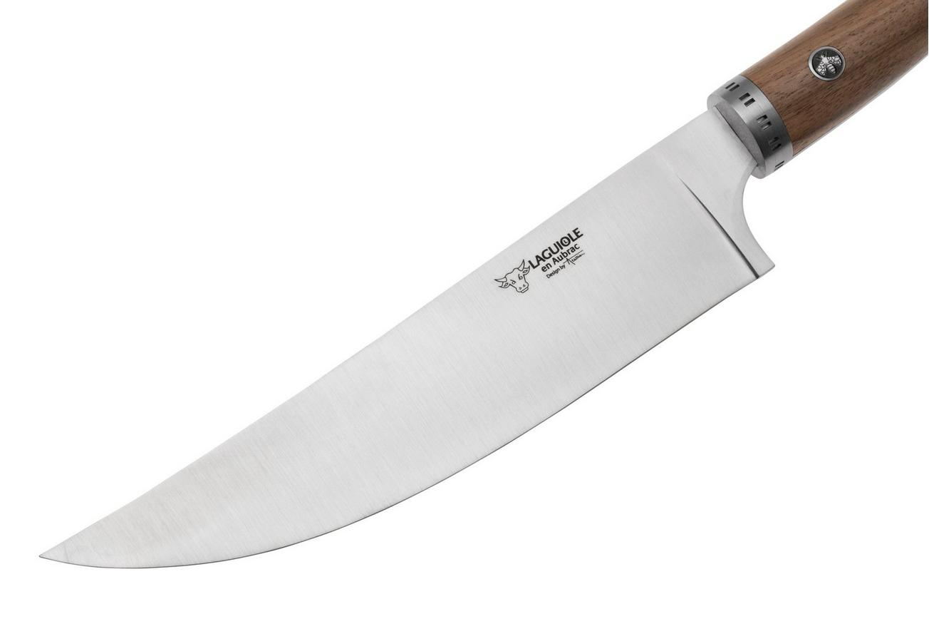 Laguiole en Aubrac Gourmet CGO20NOI walnoothout koksmes, 20 cm