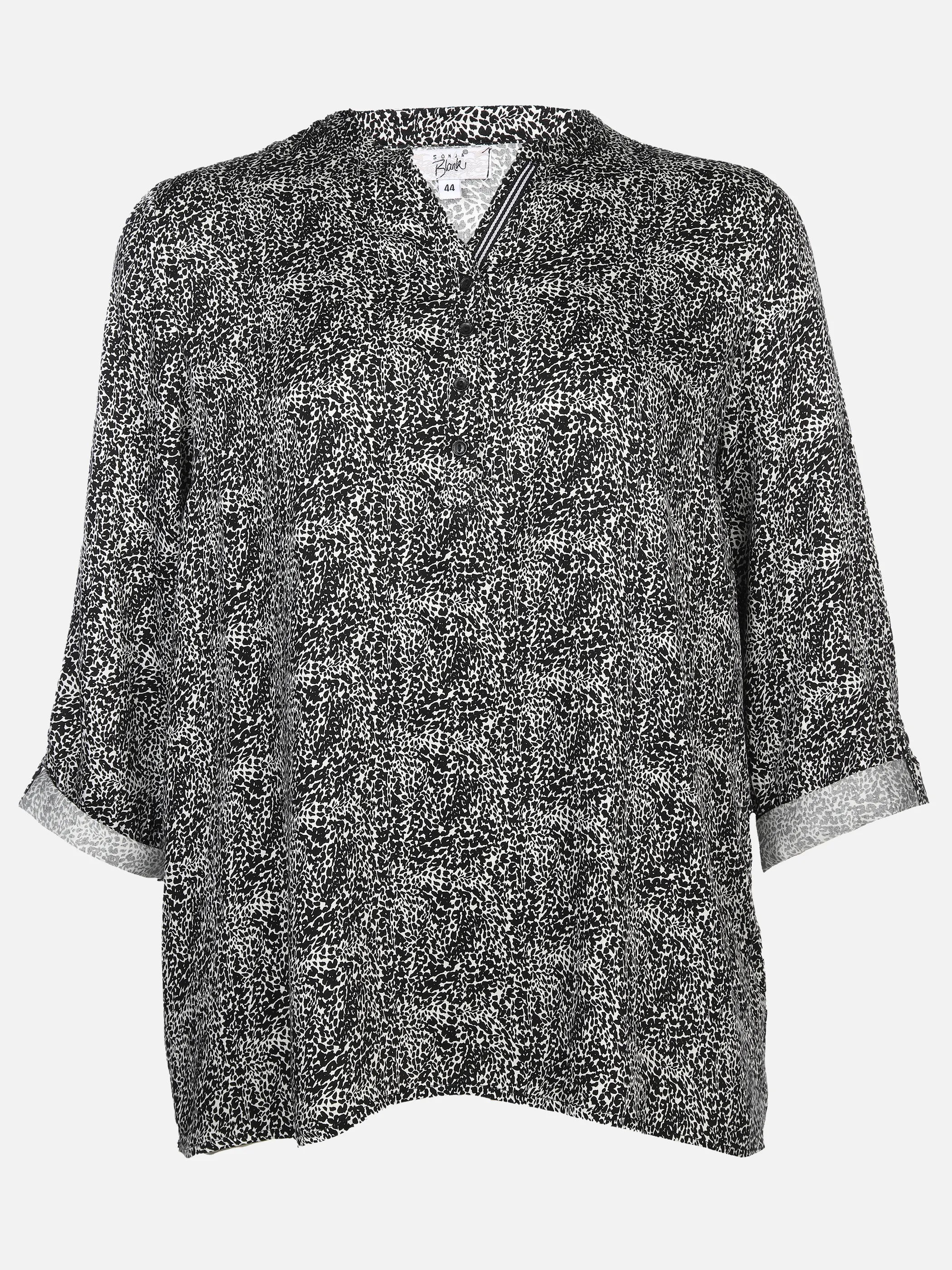 Große Größen Bluse im Minimalprint