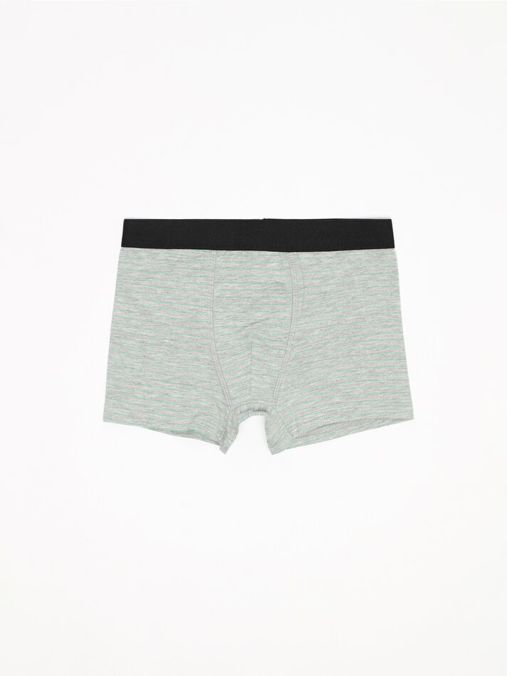 Pacote com 7 cuecas boxer básicas - Cores Variadas