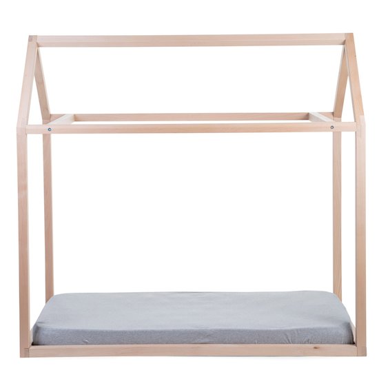 Petite maison lit cabane 70x140   Naturel        de               Childhome