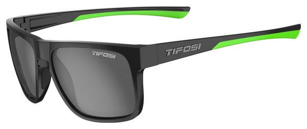 Lunettes Tifosi Swick Satin Noir / Vert / Verres Fumés Polarisés