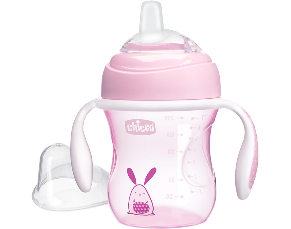 COPO CHICCO DE TRANSIÇÃO ROSA  4MESES