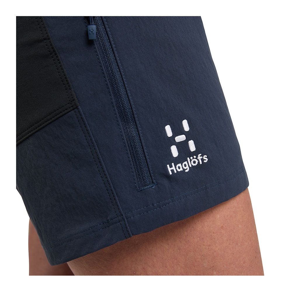 Haglöfs MID STANDARD - Short Femme tarn blue/true black