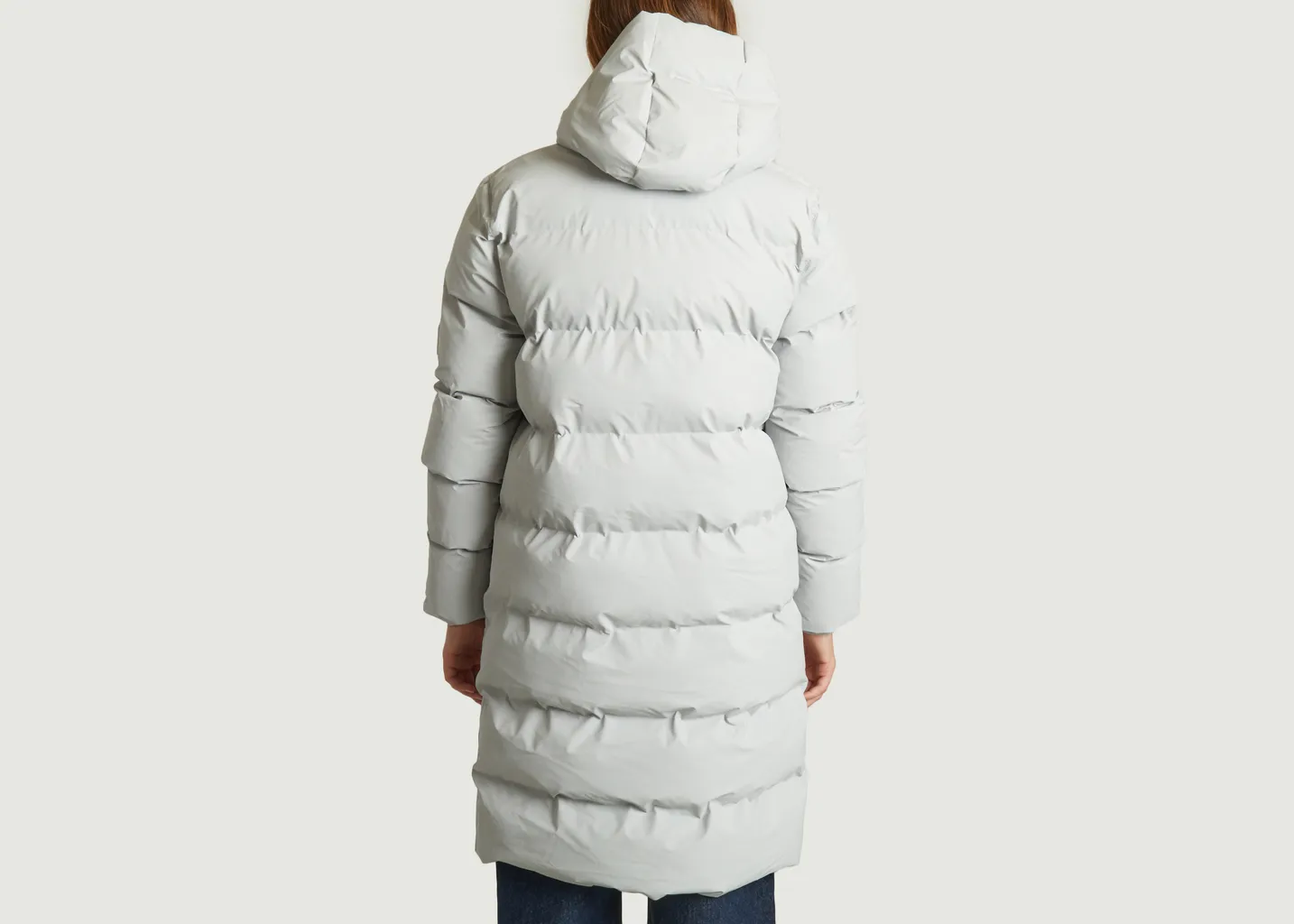 Doudoune longue unie Rains