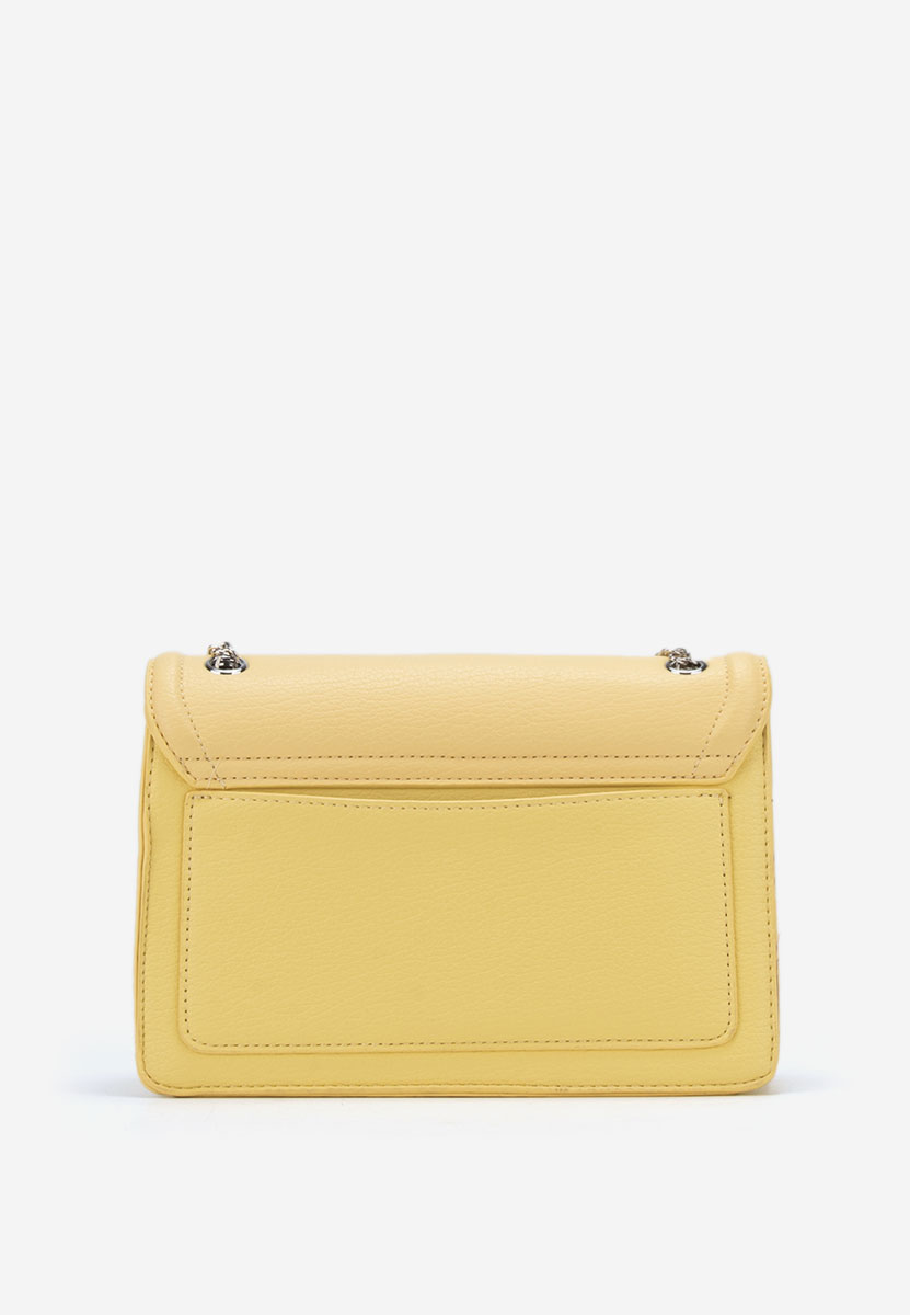 Sac bandoulière femme jaune Elianna